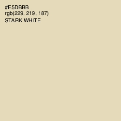 #E5DBBB - Stark White Color Image