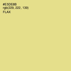 #E5DE8B - Flax Color Image