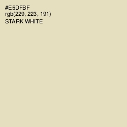 #E5DFBF - Stark White Color Image