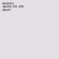 #E5DFE5 - Snuff Color Image