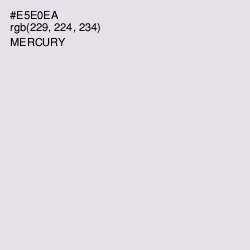 #E5E0EA - Mercury Color Image