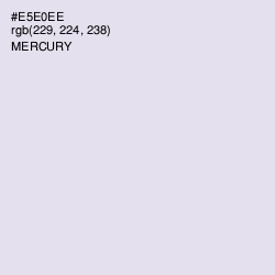 #E5E0EE - Mercury Color Image