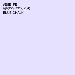 #E5E1FE - Blue Chalk Color Image