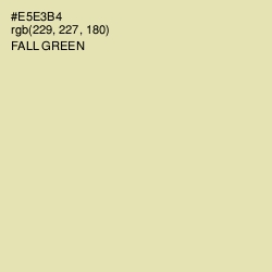 #E5E3B4 - Fall Green Color Image