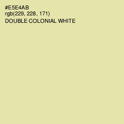 #E5E4AB - Double Colonial White Color Image