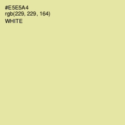 #E5E5A4 - Double Colonial White Color Image