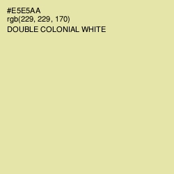 #E5E5AA - Double Colonial White Color Image