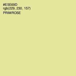 #E5E69D - Primrose Color Image