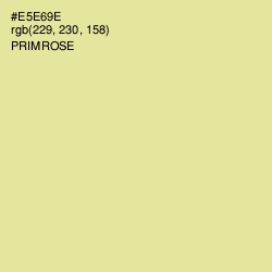 #E5E69E - Primrose Color Image