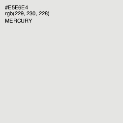 #E5E6E4 - Mercury Color Image