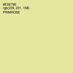 #E5E79E - Primrose Color Image