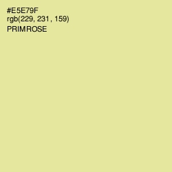 #E5E79F - Primrose Color Image