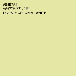 #E5E7A4 - Double Colonial White Color Image