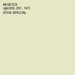 #E5E7C5 - Aths Special Color Image