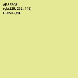#E5E895 - Primrose Color Image