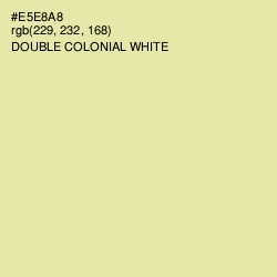 #E5E8A8 - Double Colonial White Color Image