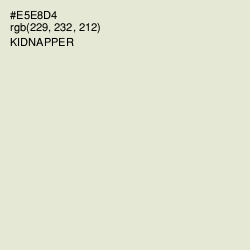 #E5E8D4 - Kidnapper Color Image