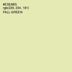 #E5EAB5 - Fall Green Color Image