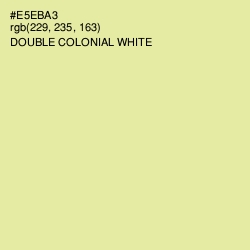 #E5EBA3 - Double Colonial White Color Image