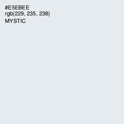 #E5EBEE - Mystic Color Image