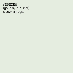 #E5EDE0 - Gray Nurse Color Image