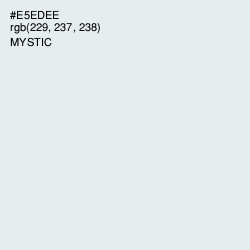 #E5EDEE - Mystic Color Image