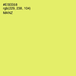 #E5EE68 - Manz Color Image