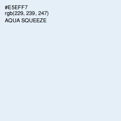 #E5EFF7 - Aqua Squeeze Color Image