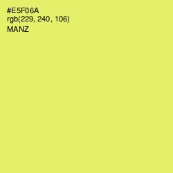 #E5F06A - Manz Color Image