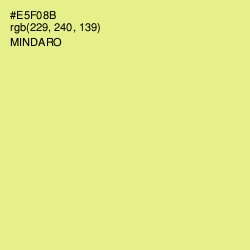 #E5F08B - Mindaro Color Image