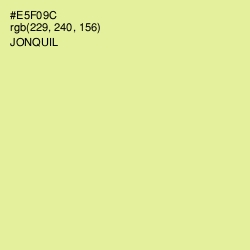 #E5F09C - Jonquil Color Image