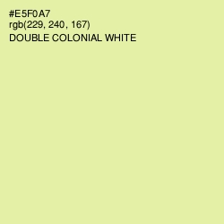 #E5F0A7 - Double Colonial White Color Image