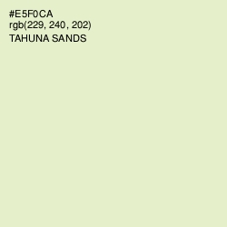#E5F0CA - Tahuna Sands Color Image