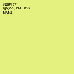 #E5F17F - Manz Color Image