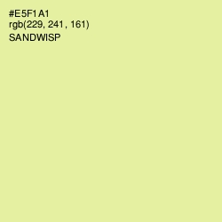 #E5F1A1 - Sandwisp Color Image