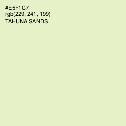 #E5F1C7 - Tahuna Sands Color Image