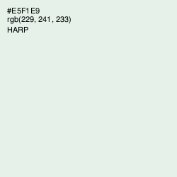 #E5F1E9 - Harp Color Image