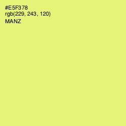 #E5F378 - Manz Color Image