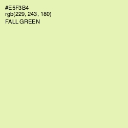 #E5F3B4 - Fall Green Color Image