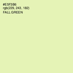 #E5F3B6 - Fall Green Color Image
