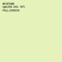 #E5F3BB - Fall Green Color Image
