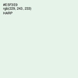 #E5F3E9 - Harp Color Image