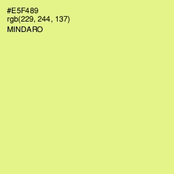 #E5F489 - Mindaro Color Image