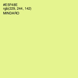 #E5F48E - Mindaro Color Image