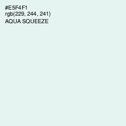 #E5F4F1 - Aqua Squeeze Color Image