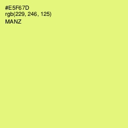 #E5F67D - Manz Color Image