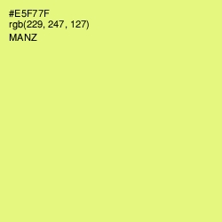 #E5F77F - Manz Color Image