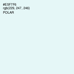 #E5F7F6 - Polar Color Image