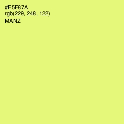 #E5F87A - Manz Color Image