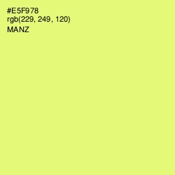 #E5F978 - Manz Color Image